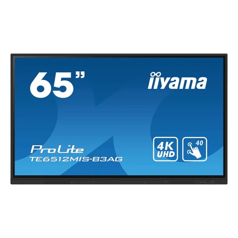 IIYAMA 65' 4K | 60Hz 8ms IPS Touch | Interactif 65'