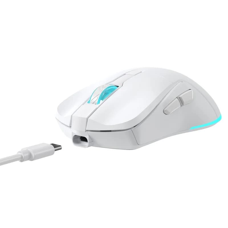 BARACUDA Turtle BGM-121 Blanc | Sans-fil | 3200 DPI | Gamer