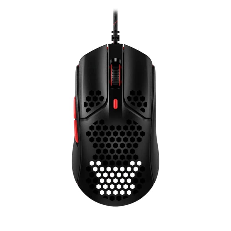 HYPERX Pulsefire Haste Noir Rouge | Filaire | 16000 DPI | Ultraléger