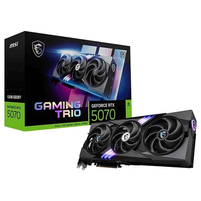 MSI RTX 5070 12Go Gaming Trio OC | RTX 1440p