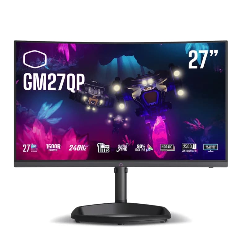 COOLERMASTER COOLER MASTER GM27QP 27' QHD | 240Hz Curved | 1440p Gaming