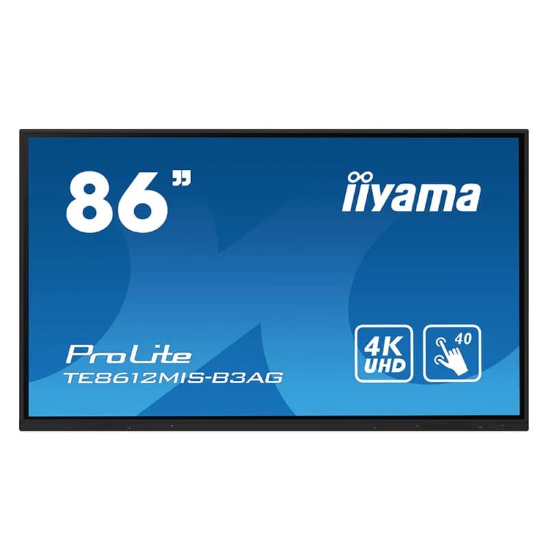 IIYAMA 86' 4K | 60Hz 8ms IPS Touch | Salle de Réunion