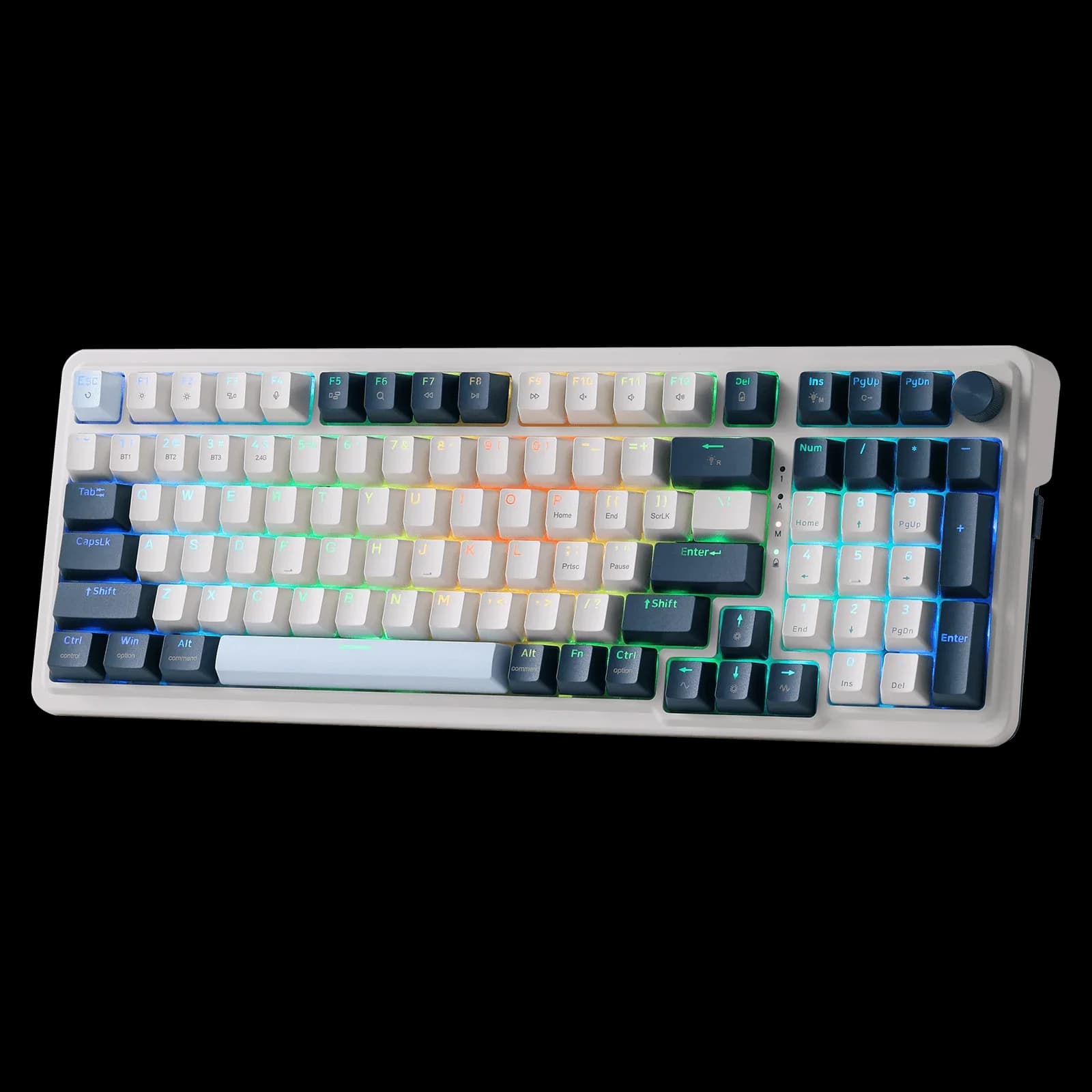 REDRAGON EISA PRO K686 | 98 Keys | Blanc Bleu | Triple Mode